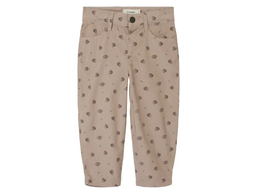 Lil Atelier gray morn blomstrede bukser